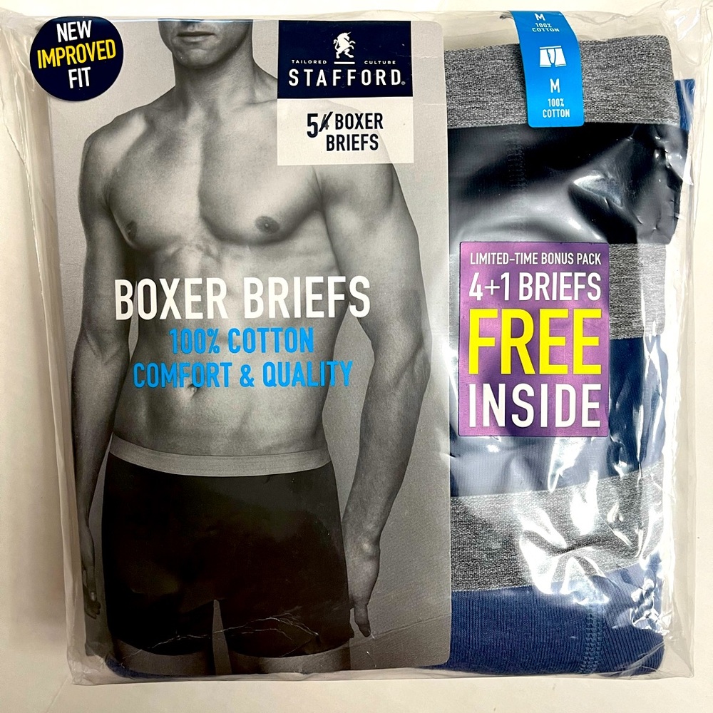 NWT Stafford Boxer Briefs